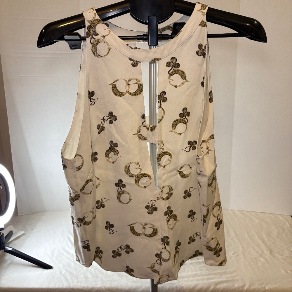 Animale France-Designer brand vintage 90s viscose fabric size 42 Tank Lined